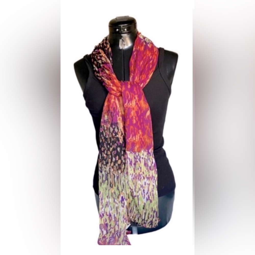 Big Buddha Multi Colored Scarf Wrap large muti functional scarf wrap